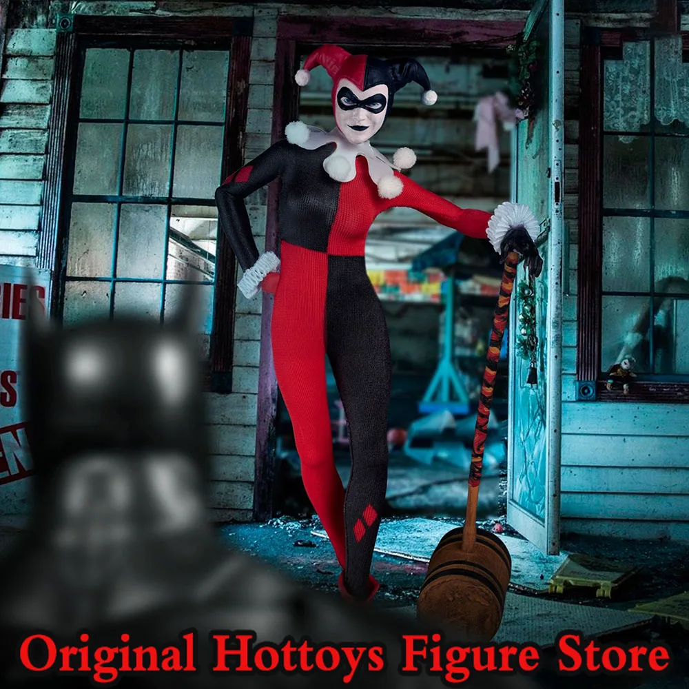 

In Stock MEZCO 1/12 Scale Female Soldier Batman DC Arkham Joker Girl Full Set 6-inch Action Figure Model Gifts Collection