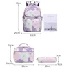 School Bag for Girls 3 Pcs/Set Waterproof Children's Backpack School Pencil Cases Lunchbox Aesthetic Backpacks Bookbag 6