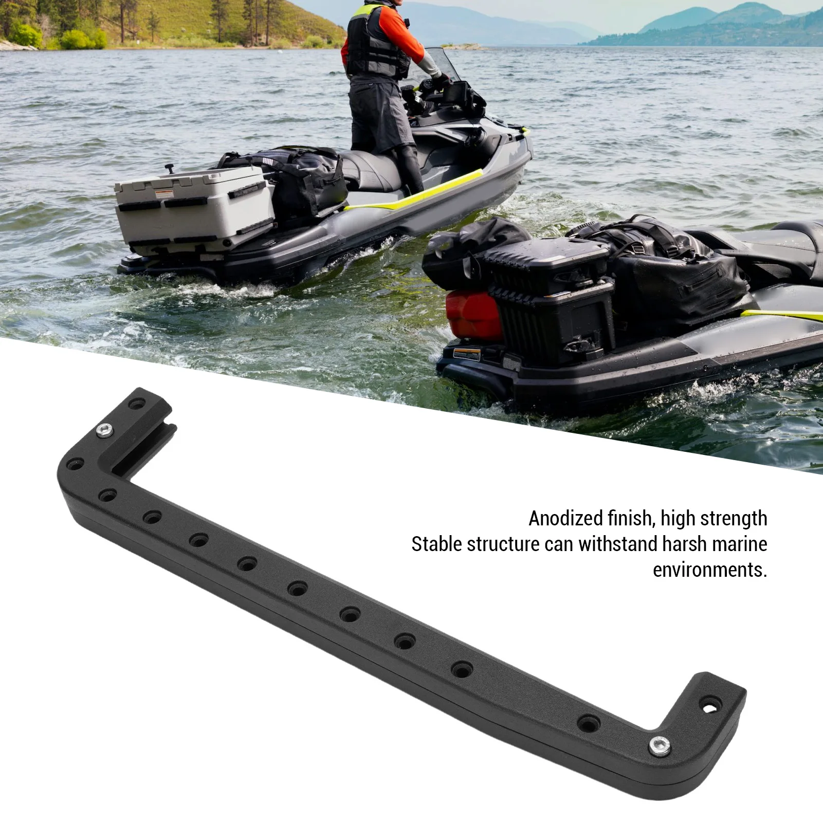 Motorboat Intake Manifold Clamp Anti Crack Aluminium Billet Secure Grip Intake Manifold  Clip for Marine Environment