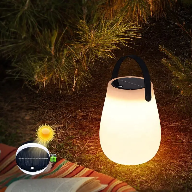 6 LED Lampe de Camping Solaire Energie Portable USB Rechargeable 6 LED Lampe de Camping Solaire Energie Portable USB Rechargeable
