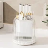 Rotating Knife Holder Kitchen Multifunctional Chopsticks Spoon Knife Partition Drain Storage Rack Storage Rack 6