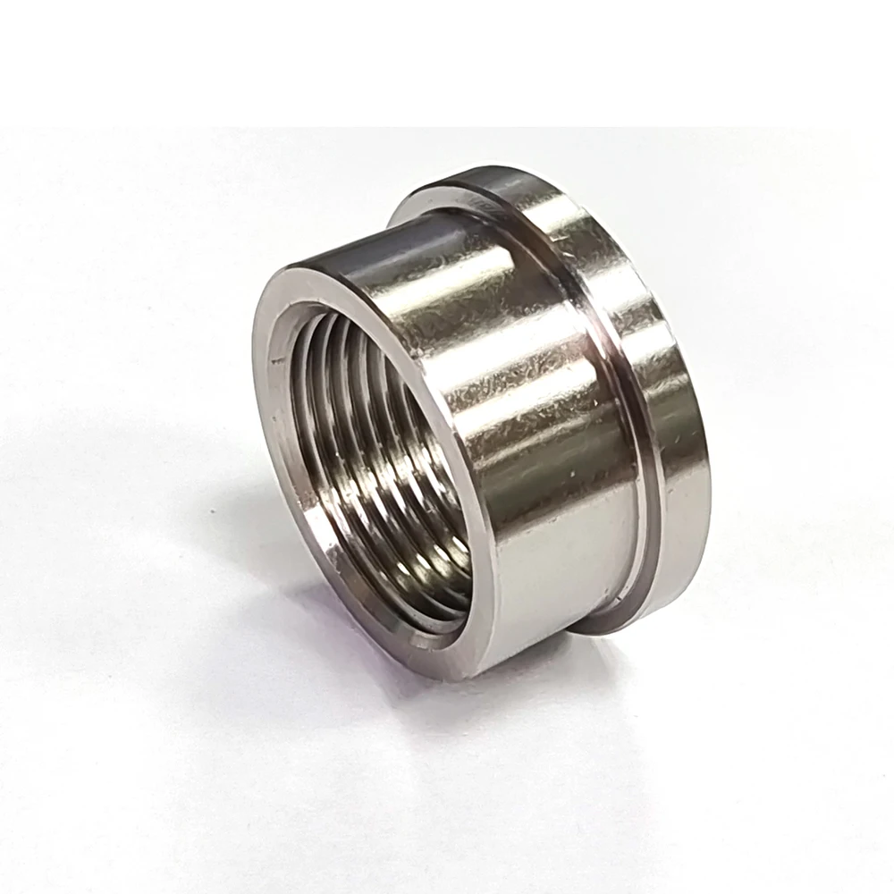 M22 x 1.5 Stainless Steel 304 Female Threaded Stepped Weld Bung Metric Mounting Boss Fitting for O2 Oxygen Sensor weld fittings