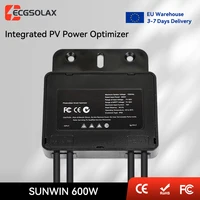Optimiseur de puissance solaire photovoltaïque ECGSOLAX 600W, optimiseur externe 7-60V pour panneaux solaires avec limitation de tension 1
