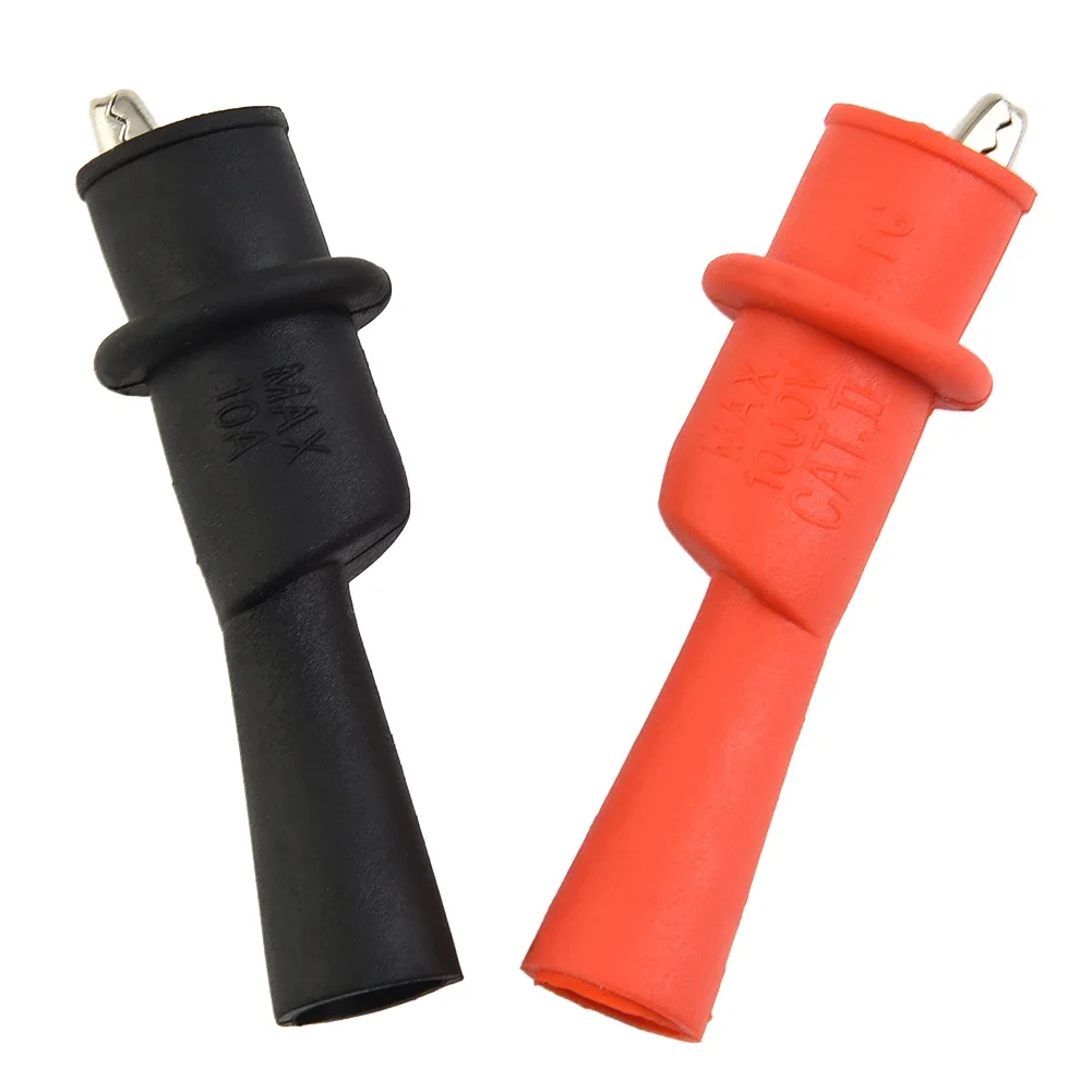 Measuring Tools Clamp Household Items 1Pair AC DC 10A 1000V Antiskid For Multi-Meter Tester Red+Black