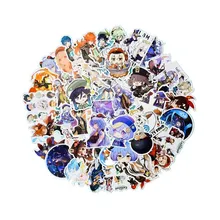 

50 Pcs Originality Genshin Impact Stickers Graffiti for Laptop Luggage Skateboard Guitar Sticker Decal Toy