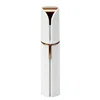Solid Color Mini Lipstick Electric Hair Remover Eyebrow Trimmer Portable Small Facial Hair Removal Device For Women 6