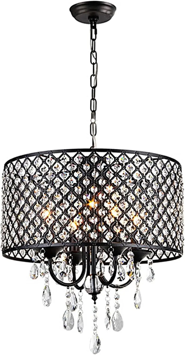 

Modern Crystal Chandelier Round Chandeliers for Dining Room Chandelier for Living Room Entryway Foyer Kitchen Small Flush