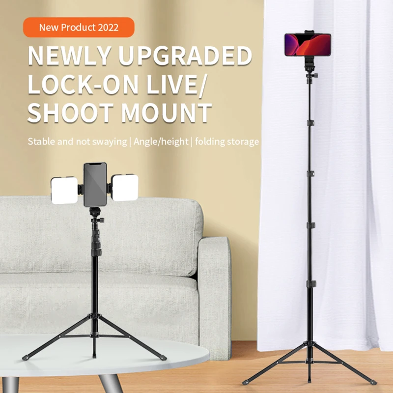 1-6m-Extend-Tripod-For-Smartphone-Camera-Vlog-Tripods-With-Phone-Holder ...