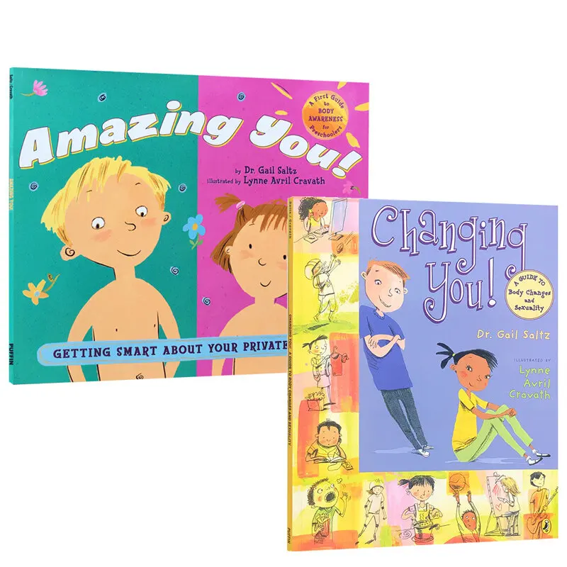 

Milu Original English Amazing You:about Private Parts/changing You Picture Book 2Pcs