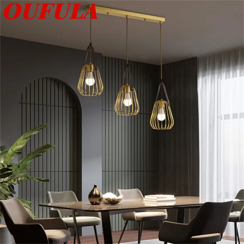 

RONIN Modern Pendant Lights Copper 220V 110V Contemporary Home Creative Decoration Suitable For Dining Room Restaurant