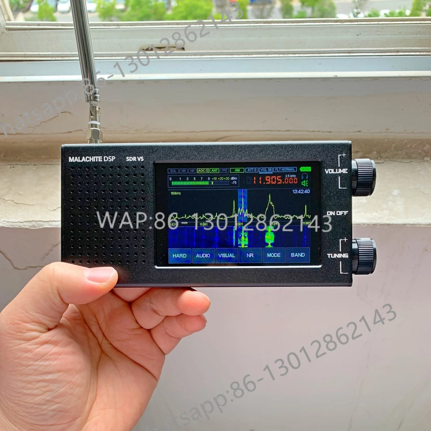 말라카이트 SDR DSP 라디오, 수신기 V5(옵션 1.10d 펌웨어 포함), 라디..