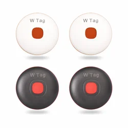 Compact Bluetooth Smart Tag Air Tracker with Global Positioning and Anti - Loss Features (2Black 2White)