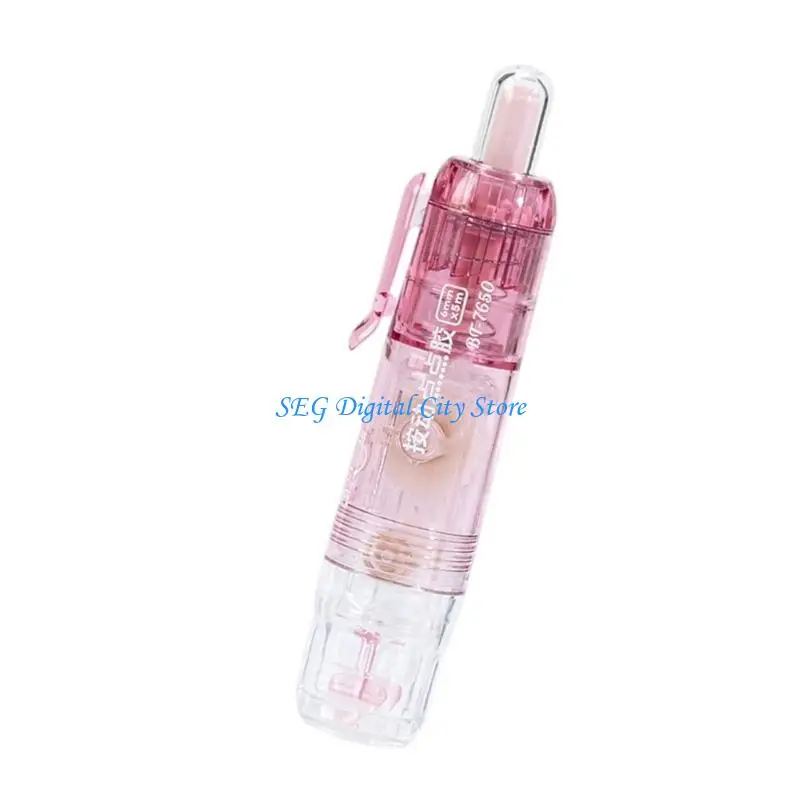 U75B Precisions 도트 접착 애플리케이터 탈착식 접착제 사무실에서 재사용 가능 인체공학적 클릭 디자인 잔류물 없음 적용