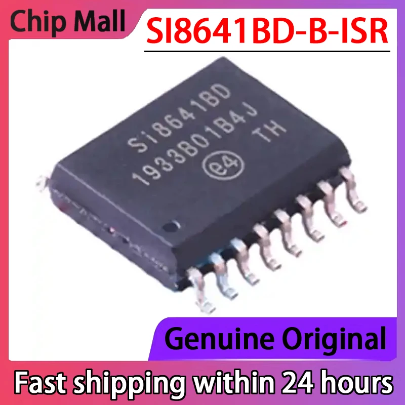 

5PCS New SI8641BD-B-ISR Silk Screen SI8641BD SOP16 Digital Isolator Chip IC Original