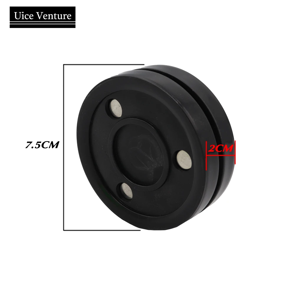 2/4/6pcs Ice Hockey Puck Biscuit Roller Hockey Training Puck High Quality Plastic for Street Recreational Ice Hockey Practice