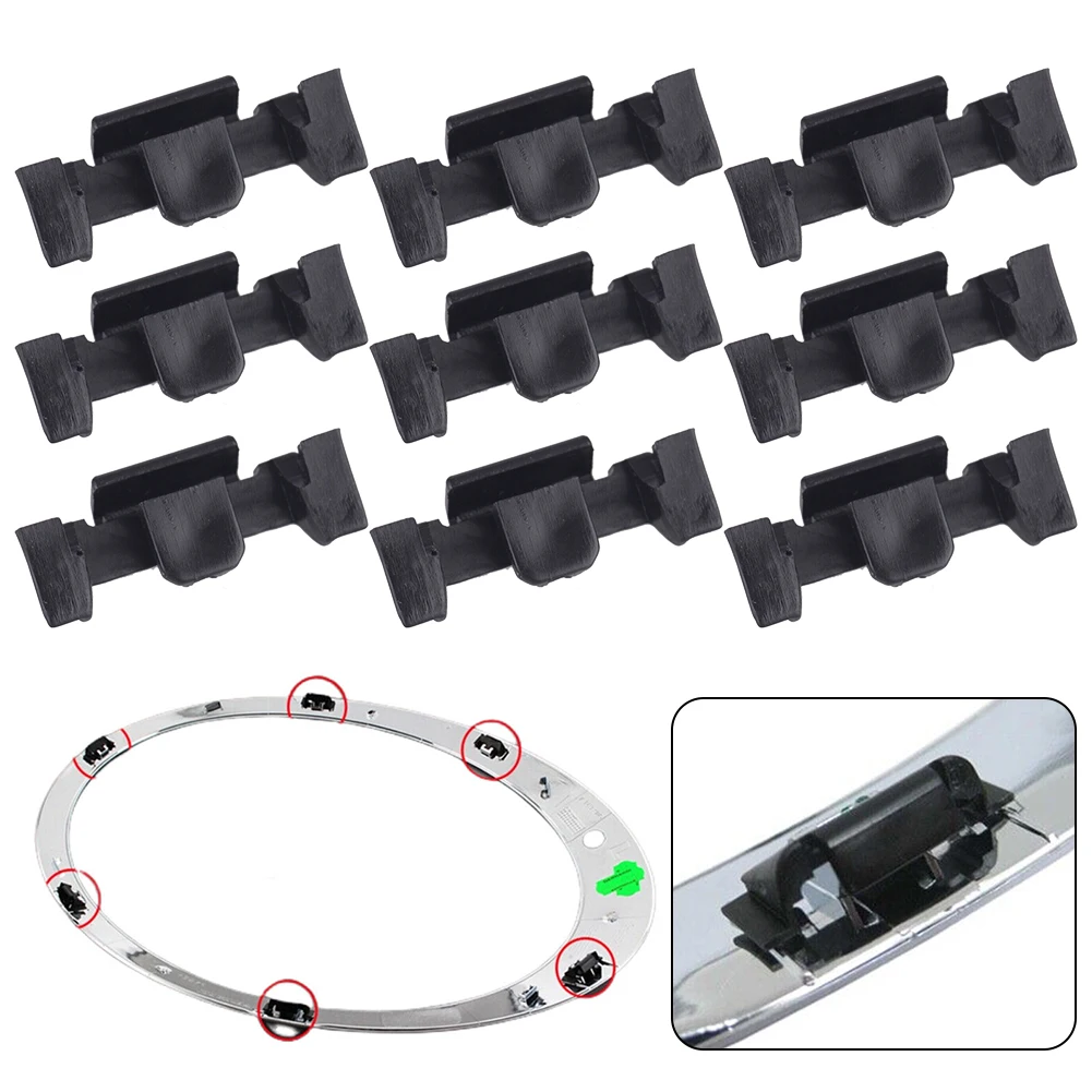 

12PCS For Mini For Cooper R55 R56 R57 R60 F56 2752145 Car Headlamp Headlight Frame Clip Fastener Interior Accessories