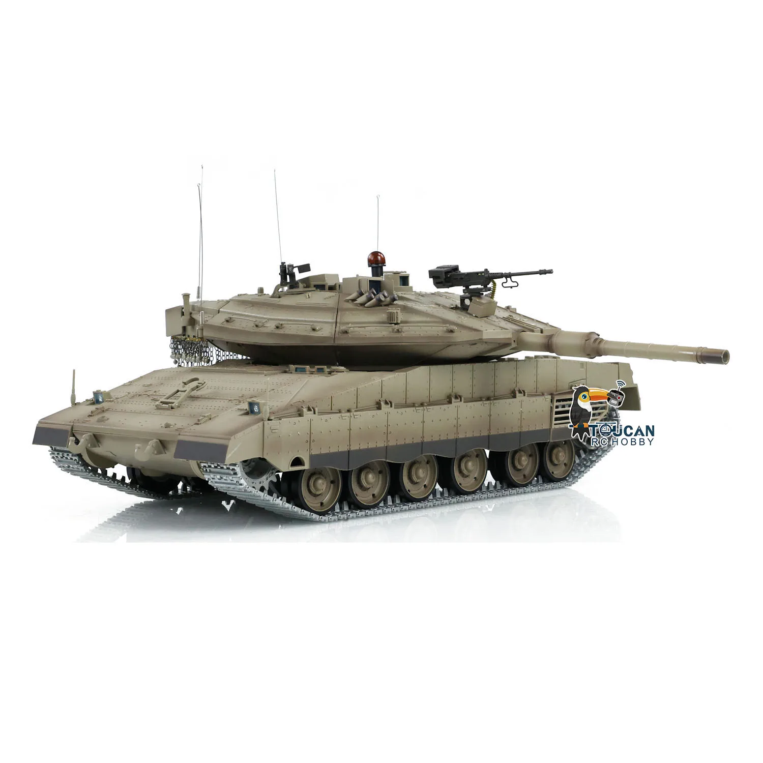 1:16 RC Military Battle Tanks Heng Long IDF Merkava MK IV 3958 Upgraded Edition Toucanhobby Sound Light Smoke Unit BB Pellet Toy 2