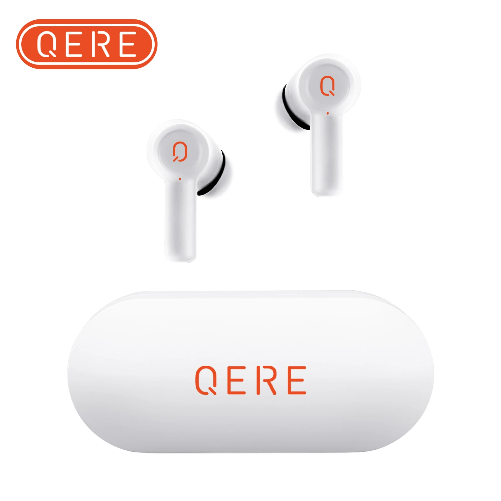 Auriculares sem Fio Bluetooth Qere E20 Fone de Ouvido de Música Hifi com Microfone Fones de Ouvido Esportivos Fone à Prova Dágua Tws 100 Original Novo 2023