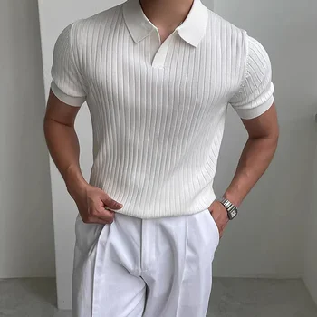 Men's Summer Golf Polo Shirt Slim Fit 1