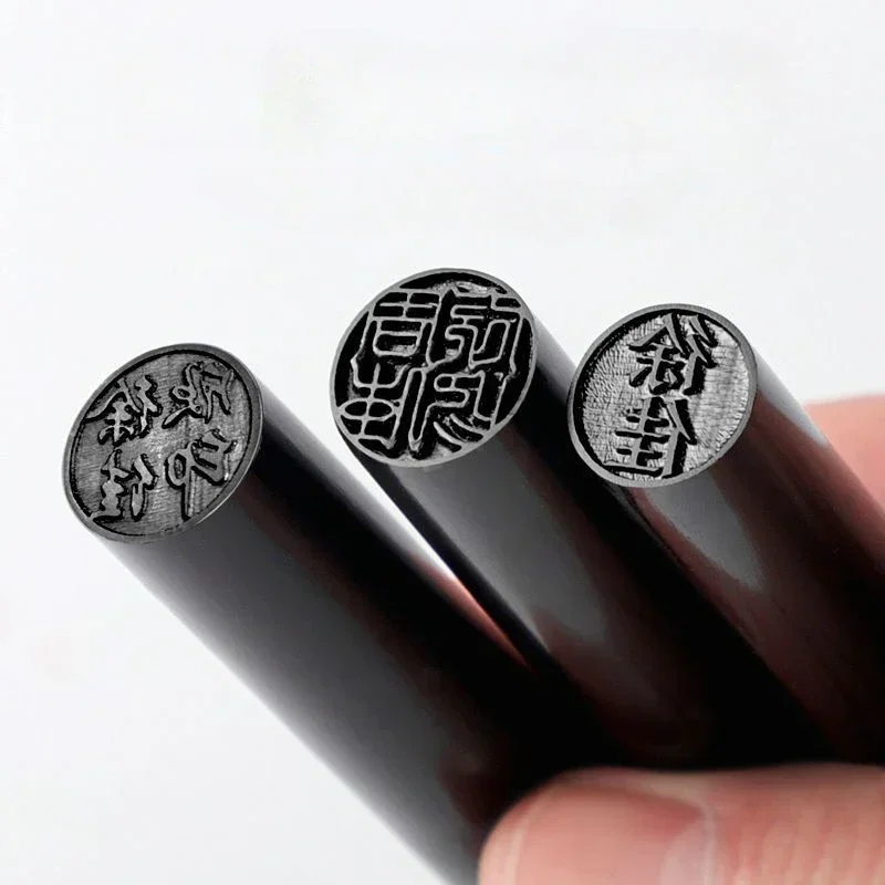 Stempel Ox 개인 도장 호른 씰, 일본 우표, 휴대용 그림 셀로, 중국 서예 이름 맞춤