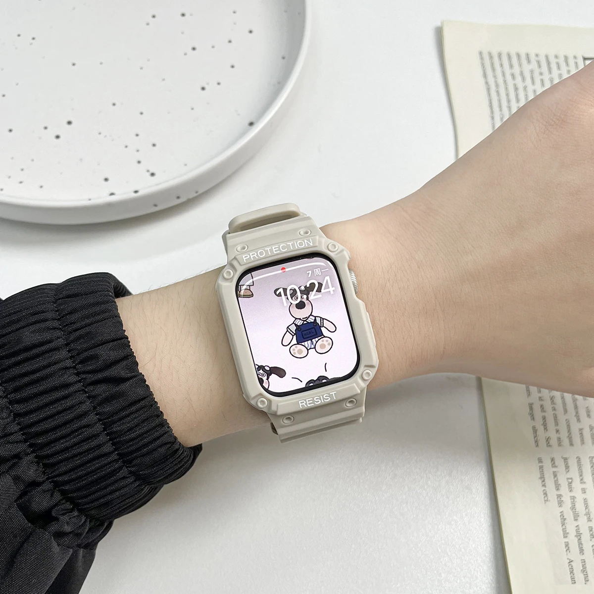 Transparent Silicone Armor Sport Band Case