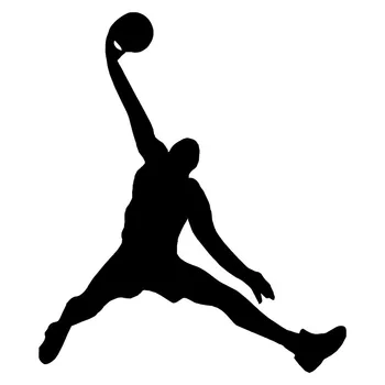 Interessante adesivo da parete per saltare il basket Adesivo per interruttore sportivo per cartoni animati Adesivo per auto Decalcomanie per la decorazione della camera da letto del ragazzo in vinile
