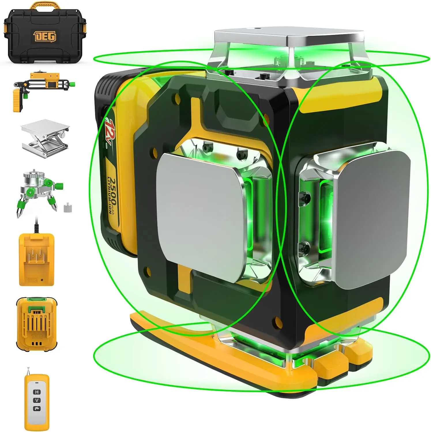 Rechargeable green laser level hotsell