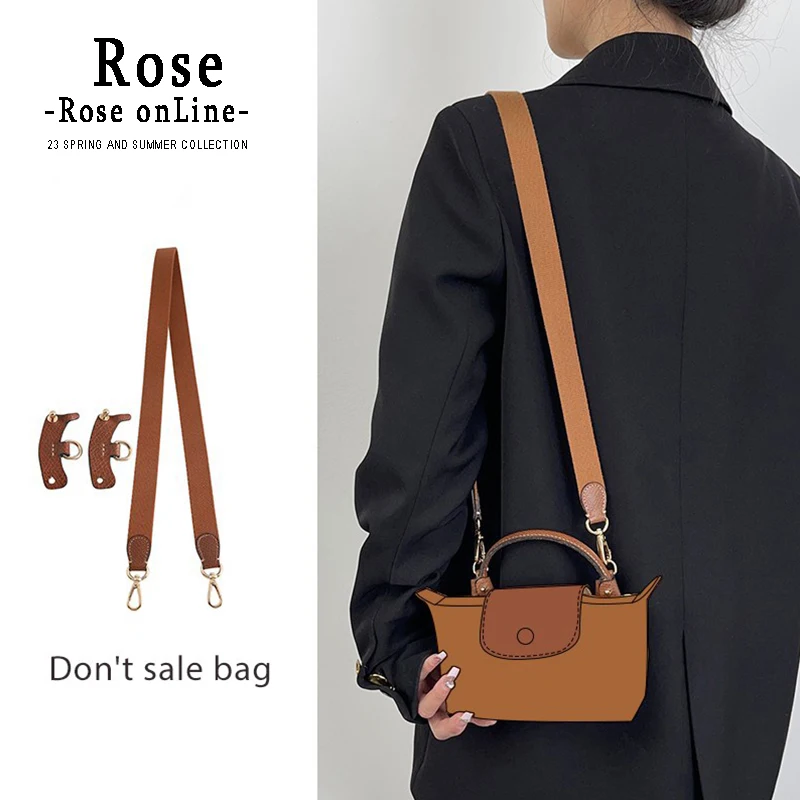 CanvasShoulderStrapForLongchampMiniBagFreePunchingModification
