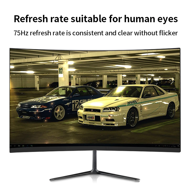 24 ġ  75Hz LED ÷ PC IPS HD 繫 ũž ǻ ȭ  г, 24 &1920*1080 VGA/HDMI ȣȯ