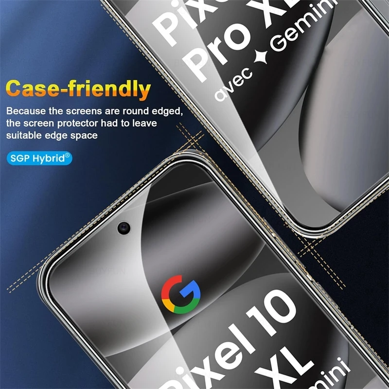 Premium 6-in-1 9H Tempered Glass Screen Protector and Case Combo