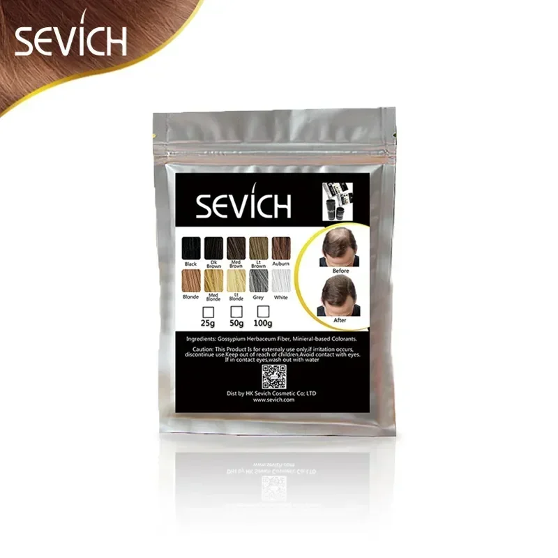 Regrowth Wig Oil Extension Hair Fibers Keratin Hair Loss Thinning Styling Powder Fiber Spray Applicator Sevich 25g Refill
