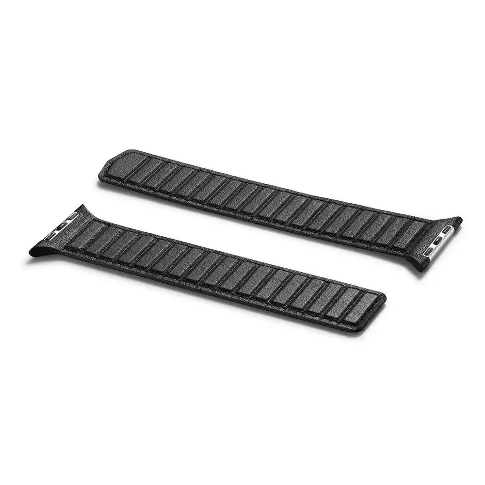 Leather Magnetic Loop Strap For Apple watch 8 7 Belt 45mm 41mm Bracelet Wristband For iWatch Ultra 6 5 4 SE 44mm 40mm 42mm Belt