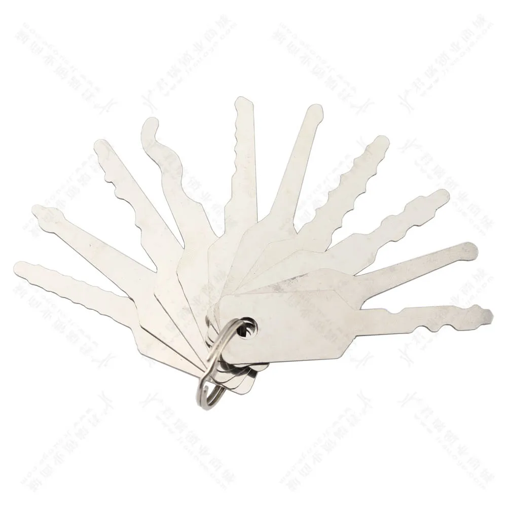 

Универсальная металлическая цепочка для ключей 10 шт. 10 в 1 Стабильная износостойкая Высокая надежность Замена ключей автомобильные аксессуары Запчасти