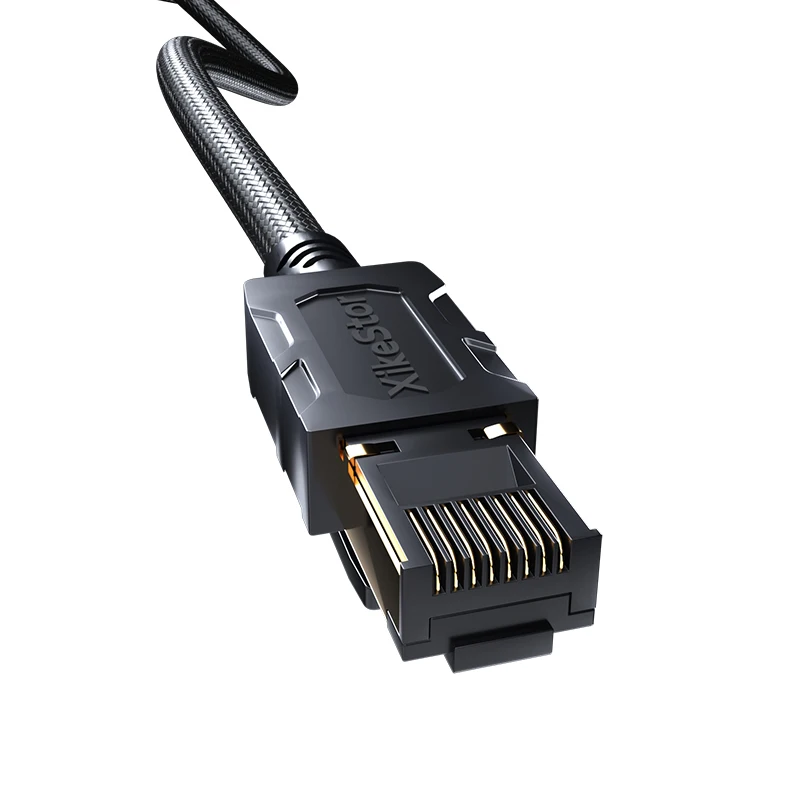 Xike 10G CAT 7 이더넷 케이블 안정적인 전송 10Gbps 고속 30AWG 차폐 이더넷 RJ45 네트워크 케이블 1.5m, 3m, 5m, 8m