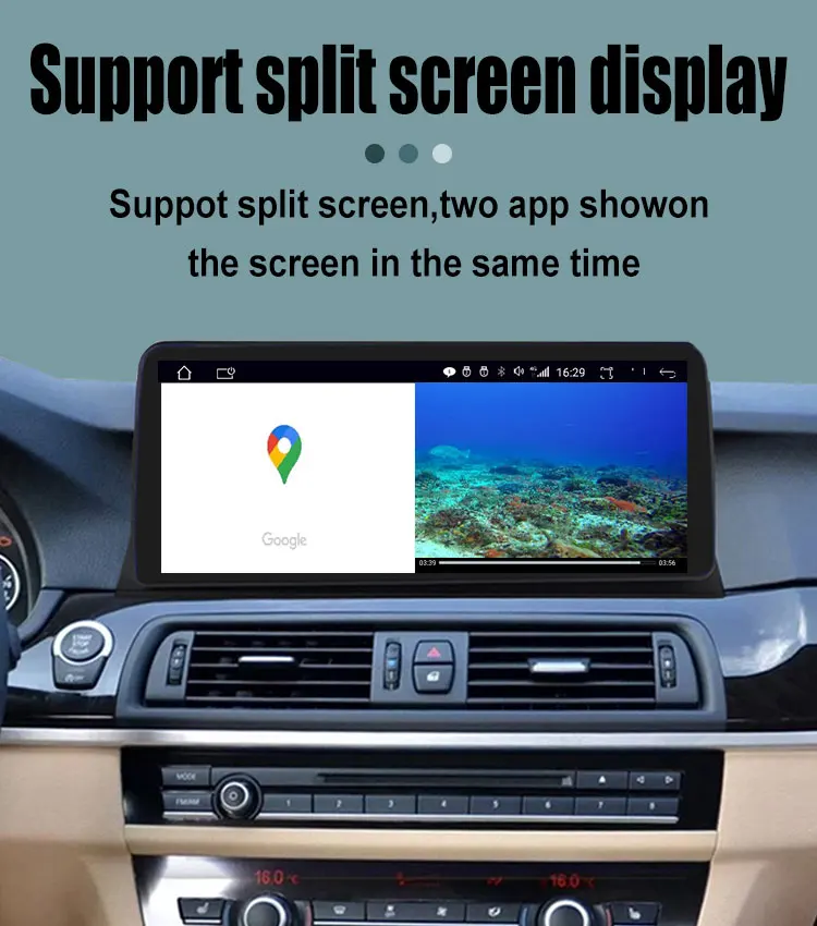 car with movie player Android 11.0 12.3 Inch 1920*720P Car Player GPS Navigation Multimedia For BMW 5 Series F10 F11 2010 - 2016 CIC or NBT System car radio