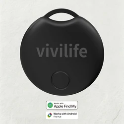 Smart Bluetooth Tracker: Universal Finder for Keys, Wallets & Luggage (Black)