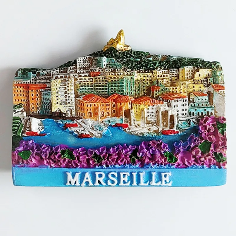 Parijs Frankrijk Eiffeltoren Koelkast Magneet 3D Reizen Souvenir Koelkast Decoratie Magnetische Sticker Handgeschilderde Craft Collectie