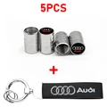 5Pcs Silver Audi