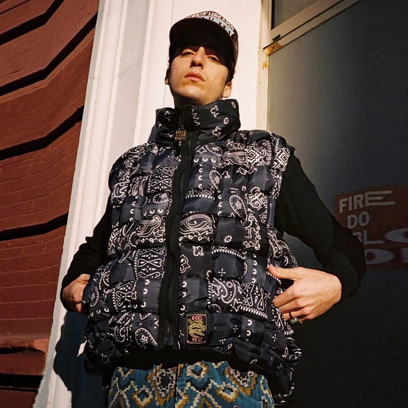 KAPITAL Nylon Woven Cashew Blossom 