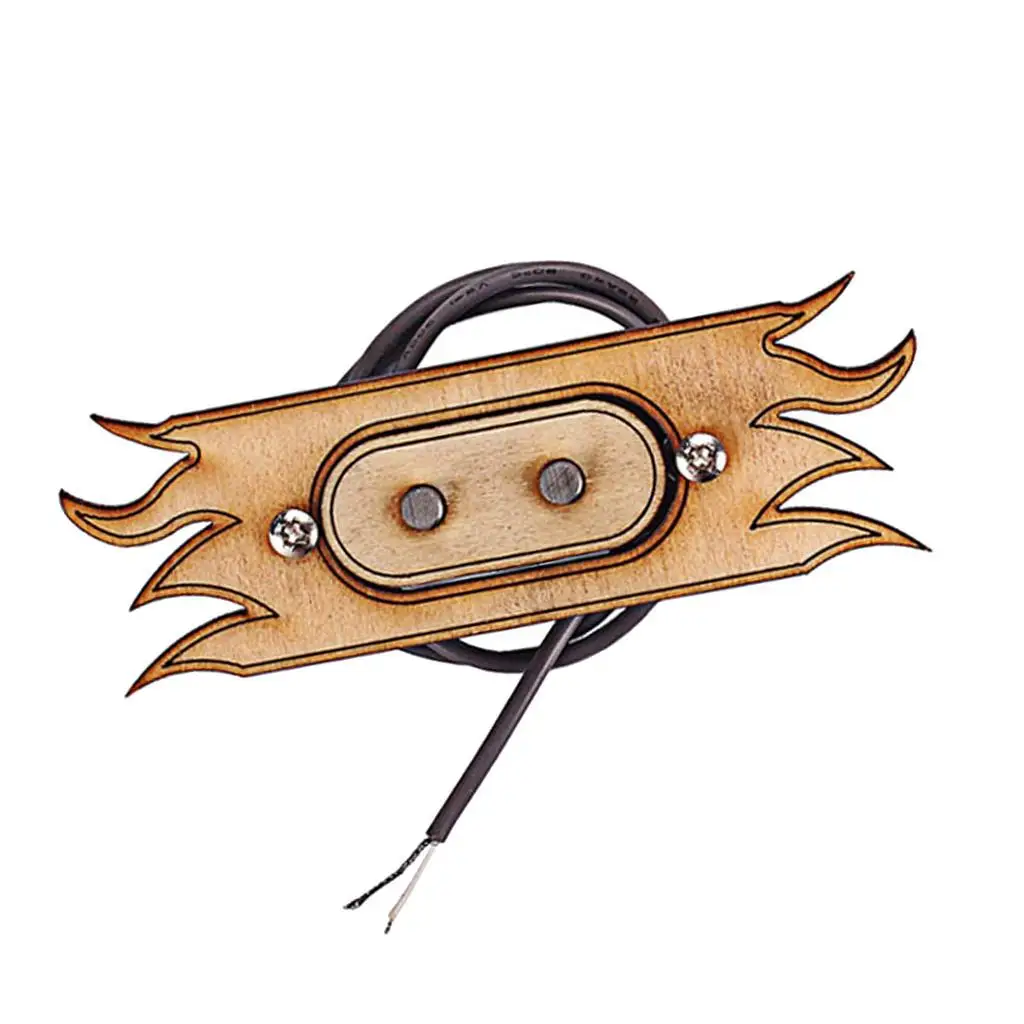 

Тончайшая Кленовая струнная коробка гитары предamp пикап DIY Luthier инструмент