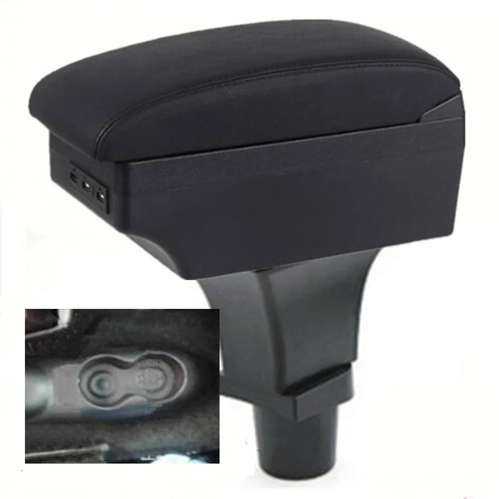 For Fiat 500 Armrest Box Arm Elbow Rest Center Console Storage Case  Modification Accessories With Cup Holder Usb Port - Armrests - AliExpress