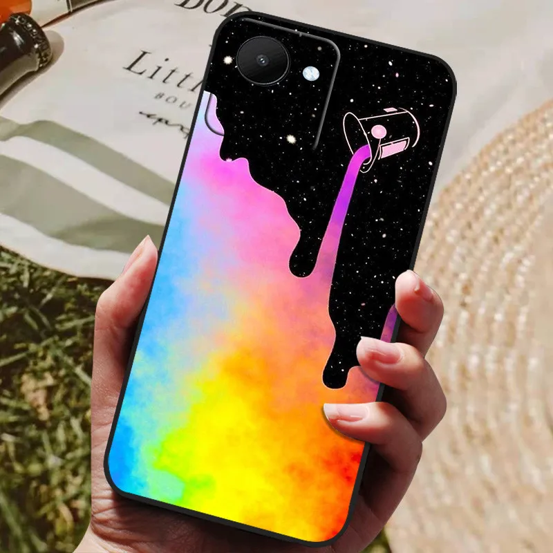 Black Soft Silicone Cat Design Phone Case