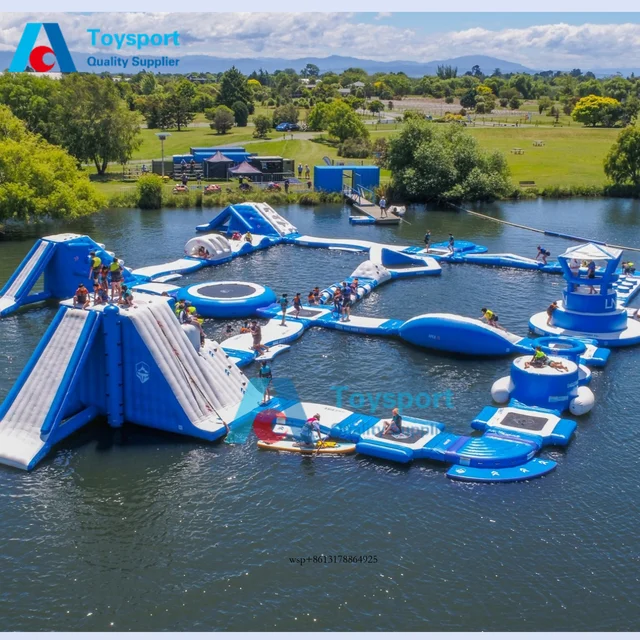 Lake World's Biggest Inflatable Water Park Inflatable Giant