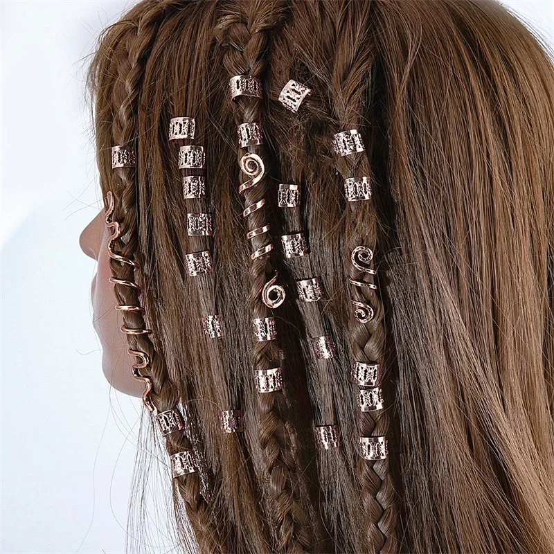 European and American popular Viking Celtic knot retro ethnic style spiral snake shaped dirty braid hair clip accessories jewelry accessories hair accessory hair clip