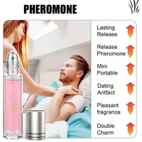 Eau de toilette unisexe en roll-on 10 ml, parfum frais et naturel, phéromone, tentation, longue durée, mini parfum corporel portable pour les rendez-vous 5
