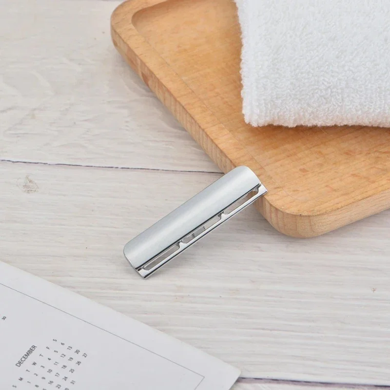 YAQI Excalibur Single Edge Chrome Color AC Safety Razor Head for Men Zinc Alloy 0.70mm Blade Gap 50mm Width Lightweight Head