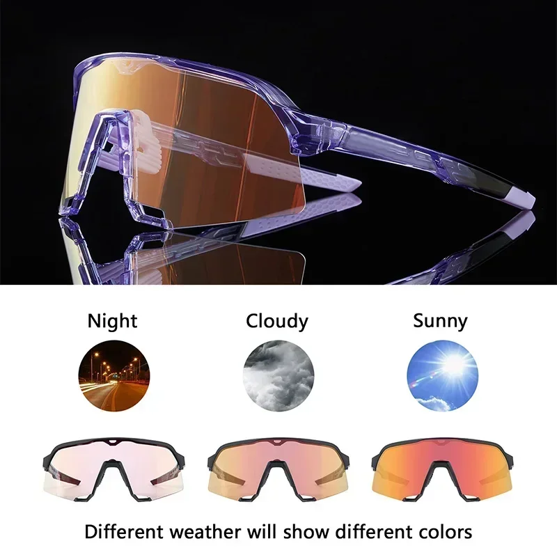 Luxury Brand Fashion Outdoor Cycling Sun Protection Goggles S3 Windproof, Dustproof and UV-proof Cycling Marathon Sunglasses 6