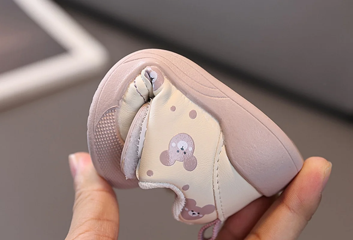 Infant Soft-Soled Toddler Shoes Spring and Fall Four Seasons Models Men and Women Baby Breathable Sneakers Children Casual Shoes 5