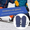 Baby Winter Gloves Kid Waterproof Ski Gloves Warm Mittens Quick-Dry Gloves Gift 2