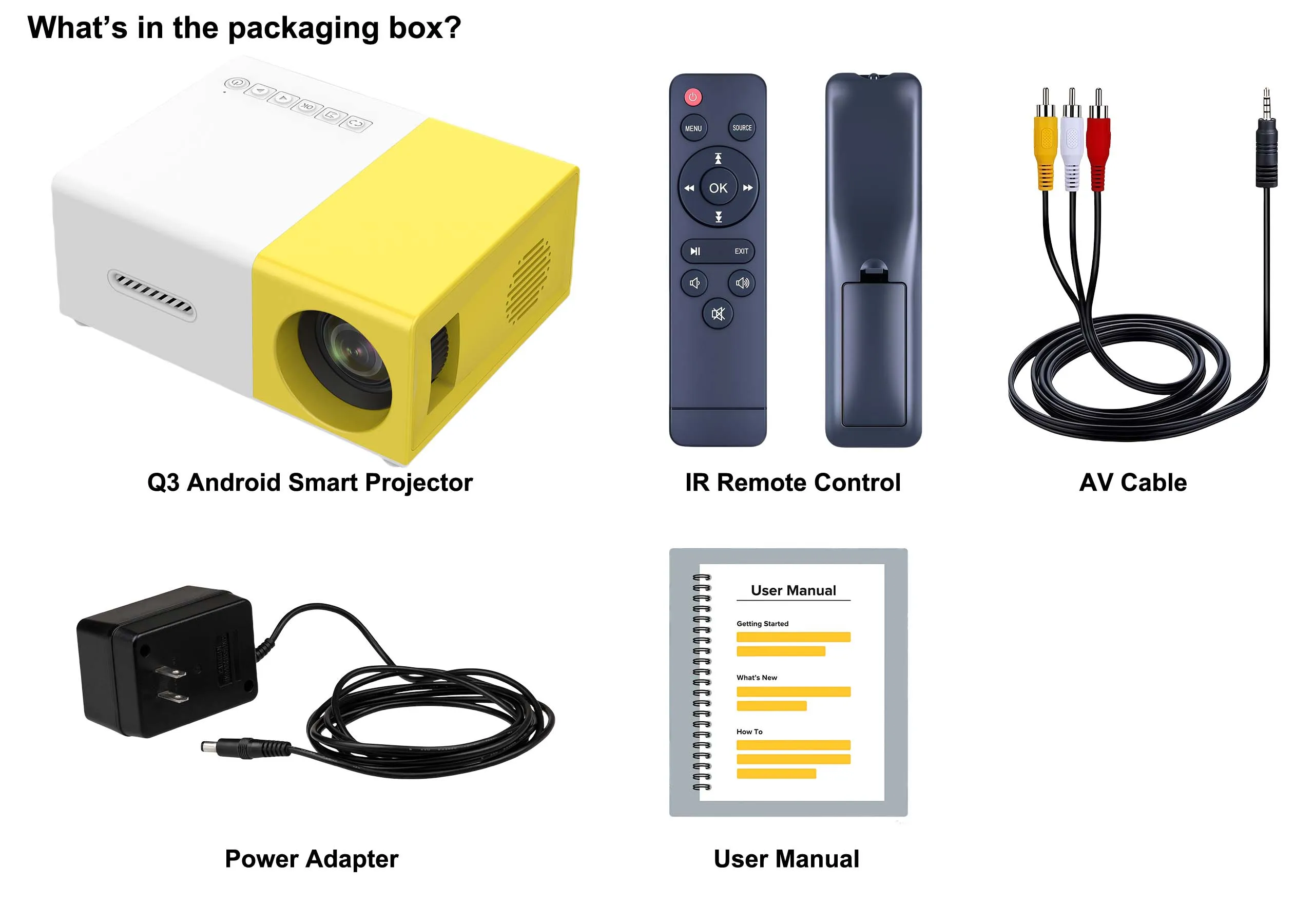 Mini Portable For Cartoon Outdoor LED Pico Movie Projector for Home Theater Kids